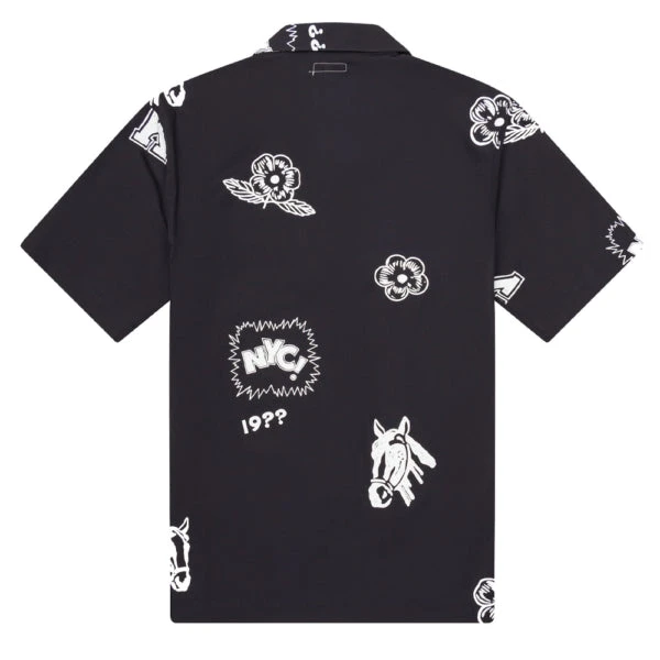 Knickerbocker Camp Shirt Dark Navy 4 Knickerbocker Camp Shirt Dark Navy - Image 2