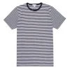 Sunspel Classic Crew Neck Striped T-Shirt White / Navy 2 Sunspel Classic Crew Neck Striped T-Shirt White / Navy -Hikerdelic Sales Store 20228 1