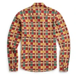 RRL By Ralph Lauren Matlock Work Shirt Red / Teal 8 RRL By Ralph Lauren Matlock Work Shirt Red / Teal -Hikerdelic Sales Store 22180 3