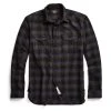 RRL By Ralph Lauren Plaid Brushed Workshirt Green / Blue -Hikerdelic Sales Store 22192 1