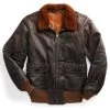 RRL By Ralph Lauren Shearling Leather Jacket Black / Brown -Hikerdelic Sales Store 24111 1