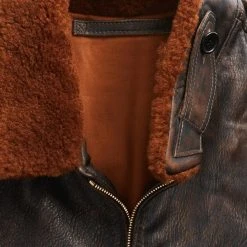 RRL By Ralph Lauren Shearling Leather Jacket Black / Brown 11 RRL By Ralph Lauren Shearling Leather Jacket Black / Brown -Hikerdelic Sales Store 24111 5