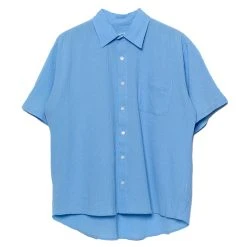 La Paz Roque Shirt Sky Blue Seersucker