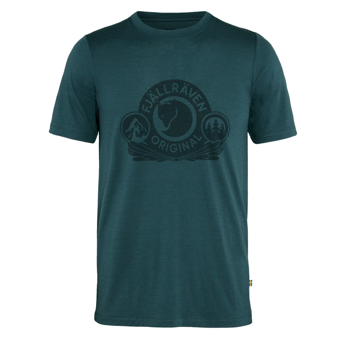 Fjallraven Abisko Wool Classic SS T-Shirt Dark Navy 3 Fjallraven Abisko Wool Classic SS T-Shirt Dark Navy