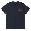 Carhartt WIP Mechanic T-Shirt Dark Navy / Brick -Hikerdelic Sales Store 26927 1