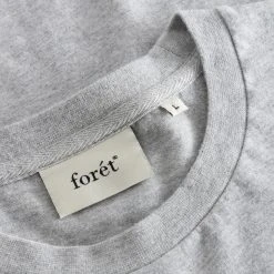 Foret Hill Long Sleeve T-Shirt Light Grey Melange -Hikerdelic Sales Store 27190 3