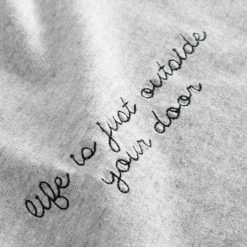 Foret Hill Long Sleeve T-Shirt Light Grey Melange -Hikerdelic Sales Store 27190 5