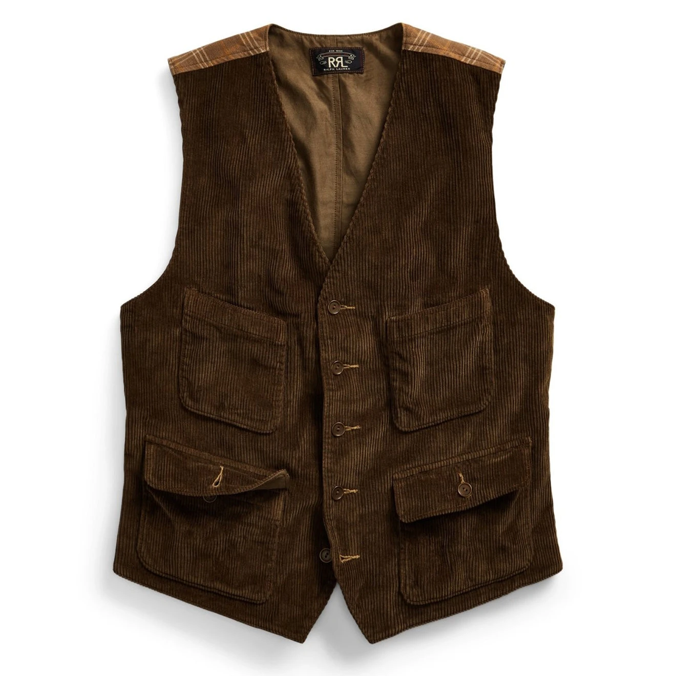 RRL By Ralph Lauren Stowford Cord Vest Vintage Brown 3 RRL By Ralph Lauren Stowford Cord Vest Vintage Brown