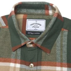 Portuguese Flannel Farm Shirt Green / Orange 6 Portuguese Flannel Farm Shirt Green / Orange -Hikerdelic Sales Store 27300 2