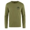 Fjallraven Forever Nature Badge LS T-Shirt Caper Green -Hikerdelic Sales Store 27738 1