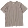 Jackman Henley Neck S/S Tee Smoke Gray -Hikerdelic Sales Store 27820