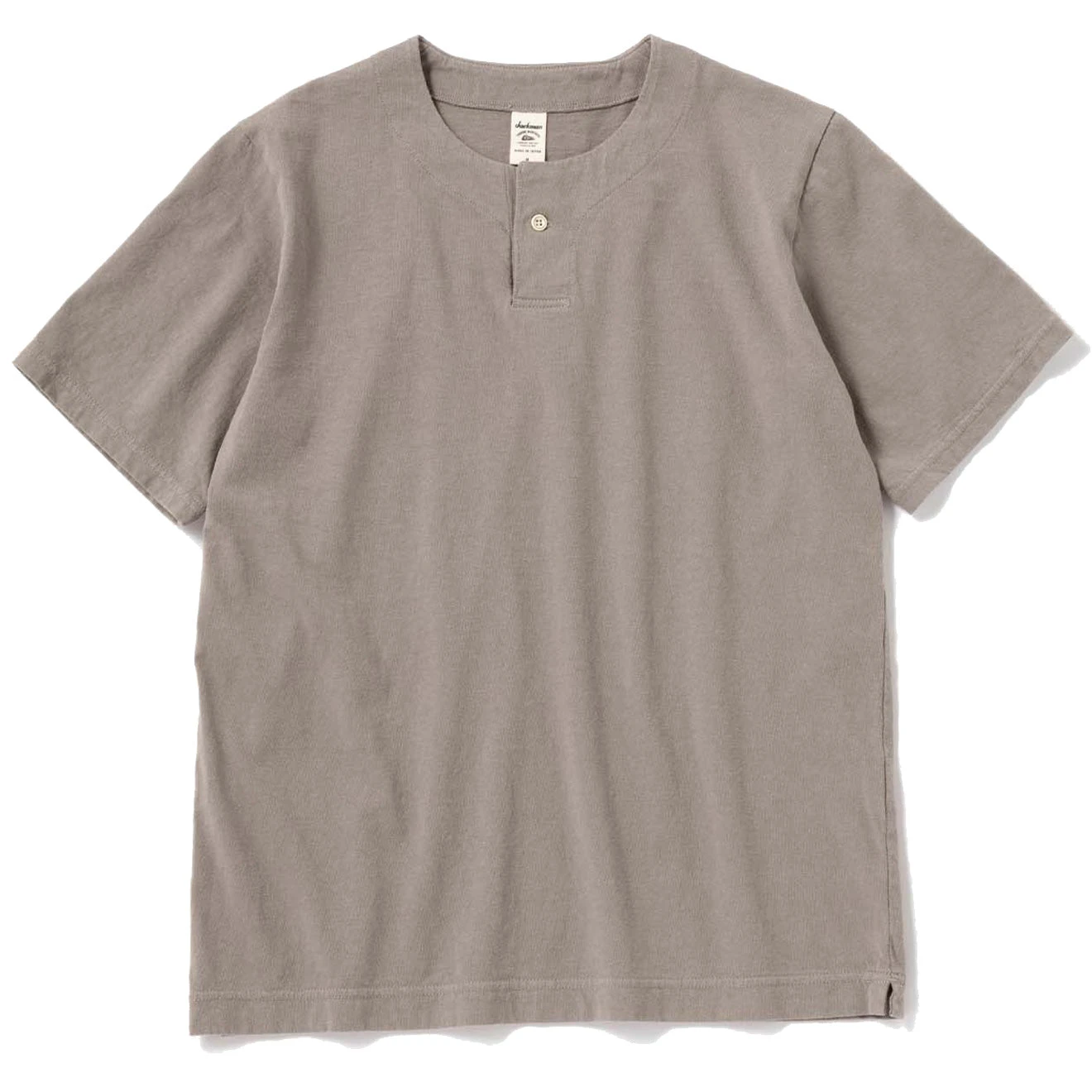 Jackman Henley Neck S/S Tee Smoke Gray 3 Jackman Henley Neck S/S Tee Smoke Gray