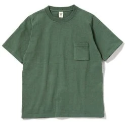 Jackman Dotsume Pocket Tee Ash Green