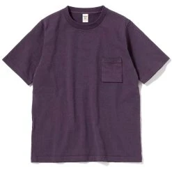 Jackman Dotsume Pocket Tee Grape