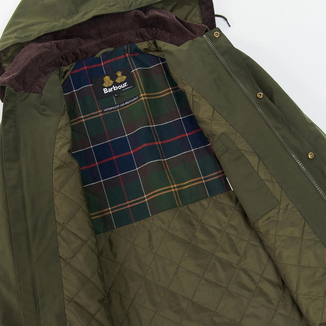 Barbour Wallace Waterproof Jacket Olive 4 Barbour Wallace Waterproof Jacket Olive - Image 2