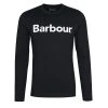 Barbour L/S Logo T-Shirt Black -Hikerdelic Sales Store 27946