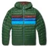 Cotopaxi Fuego Down Hooded Jacket Forest Stripes -Hikerdelic Sales Store 28004