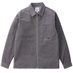 Gramicci Grid Cord Zip Shirt Grey
