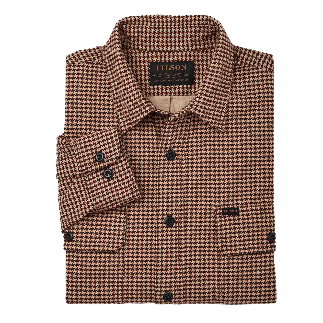 Filson Field Flannel Shirt Tan Dogsto 5 Filson Field Flannel Shirt Tan Dogsto - Image 3