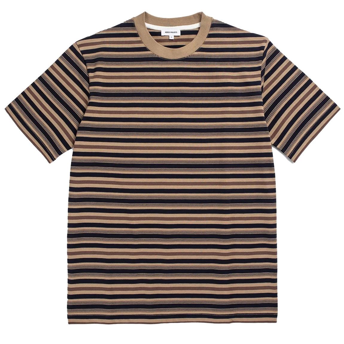 Norse Projects Johannes Multistripe SS Tee Utility Khaki 3 Norse Projects Johannes Multistripe SS Tee Utility Khaki