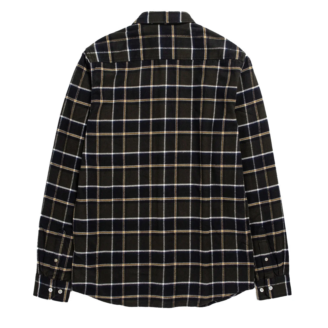 Norse Projects Anton Brushed Flannel Check Shirt Beech Green 4 Norse Projects Anton Brushed Flannel Check Shirt Beech Green - Image 2
