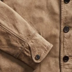 RRL By Ralph Lauren Shearling-Collar Leather Jacket Natural / Tan 13 RRL By Ralph Lauren Shearling-Collar Leather Jacket Natural / Tan -Hikerdelic Sales Store 28617 5