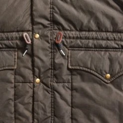 RRL By Ralph Lauren Coated Twill Parka Vintage Black -Hikerdelic Sales Store 28774 2