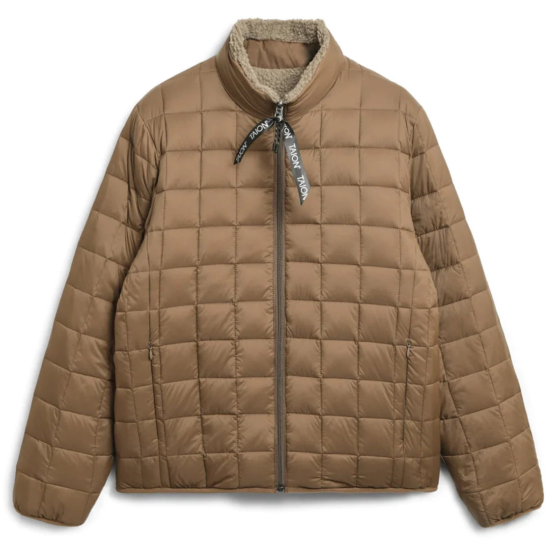 Taion Down X Boa Reversible Jacket L. Brown / Beige 3 Taion Down X Boa Reversible Jacket L. Brown / Beige