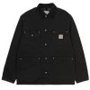 Carhartt WIP OG Chore Coat Black / Black Aged Canvas -Hikerdelic Sales Store 28940 1