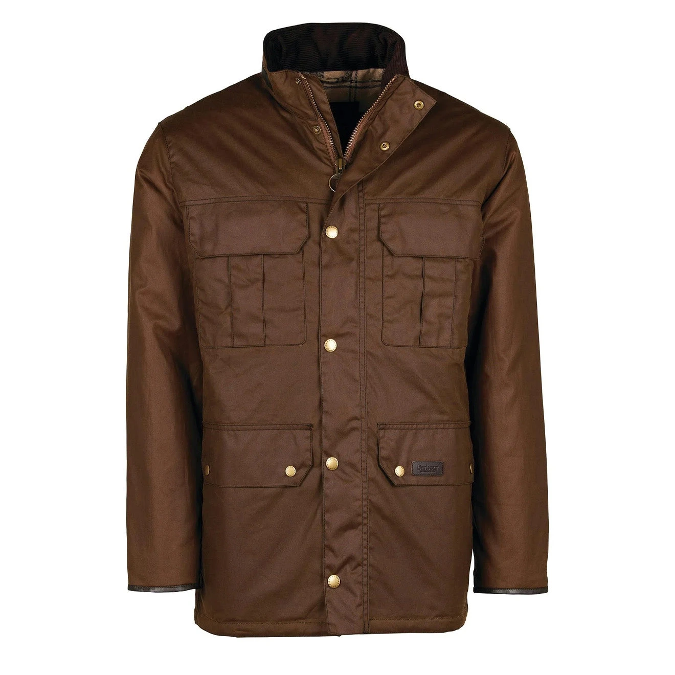 Barbour Malcolm Wax Jacket Brown 3 Barbour Malcolm Wax Jacket Brown