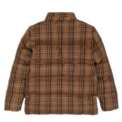 Hikerdelic Calland Plaid Puffer Jacket Brown Plaid -Hikerdelic Sales Store Callandplaidpufferjacket brownplaid4