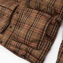 Hikerdelic Calland Plaid Puffer Jacket Brown Plaid -Hikerdelic Sales Store Callandplaidpufferjacket brownplaid6