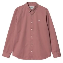 Carhartt WIP L/S Madison Shirt Dahlia / White