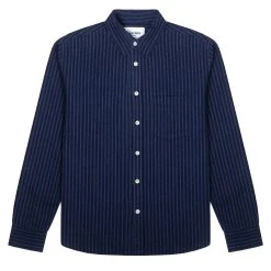 Corridor Indigo Bengal Stripe Shirt Navy