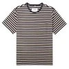 Corridor Organic Striped T-Shirt Navy 1 Corridor Organic Striped T-Shirt Navy -Hikerdelic Sales Store Corridor Organic Striped T Shirt Navy 27244 01