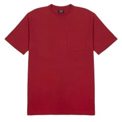 Filson S/S Outfitter Solid One Pocket T-Shirt Dark Red