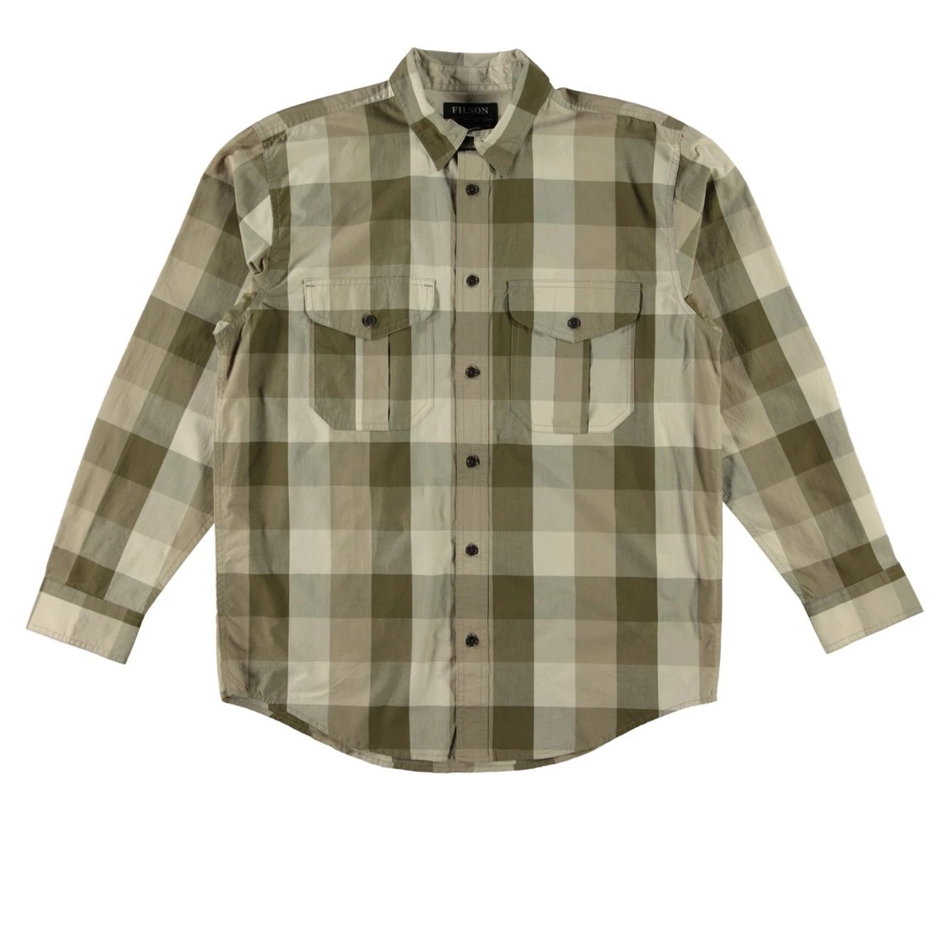 Filson Feather Cloth Shirt Olive / Khaki 3 Filson Feather Cloth Shirt Olive / Khaki