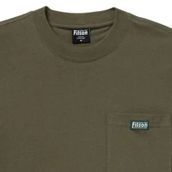 Filson S/S Ranger Solid One Pocket T-Shirt Service Green -Hikerdelic Sales Store Filson S S Ranger Solid One Pocket T Shirt Service Green Filson 1658677746