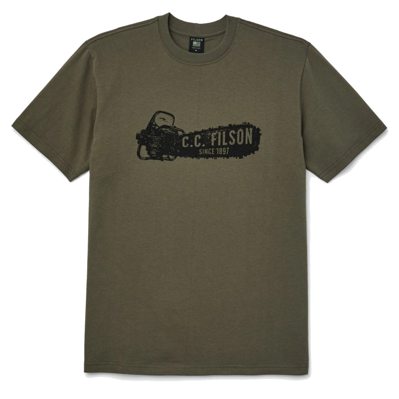 Filson S/S Pioneer Graphic T-Shirt StnBrnSaw 3 Filson S/S Pioneer Graphic T-Shirt StnBrnSaw