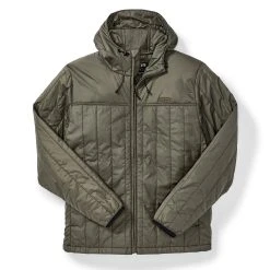 Filson Ultralight Hooded Jacket Olive Gray
