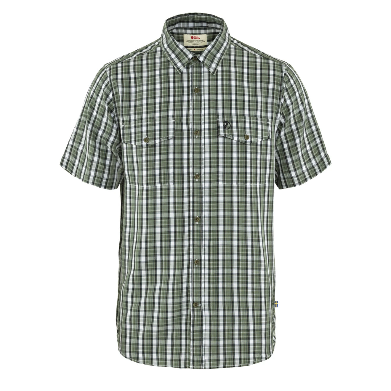 Fjallraven Abisko Cool Shirt Patina Green / Dark Navy 3 Fjallraven Abisko Cool Shirt Patina Green / Dark Navy