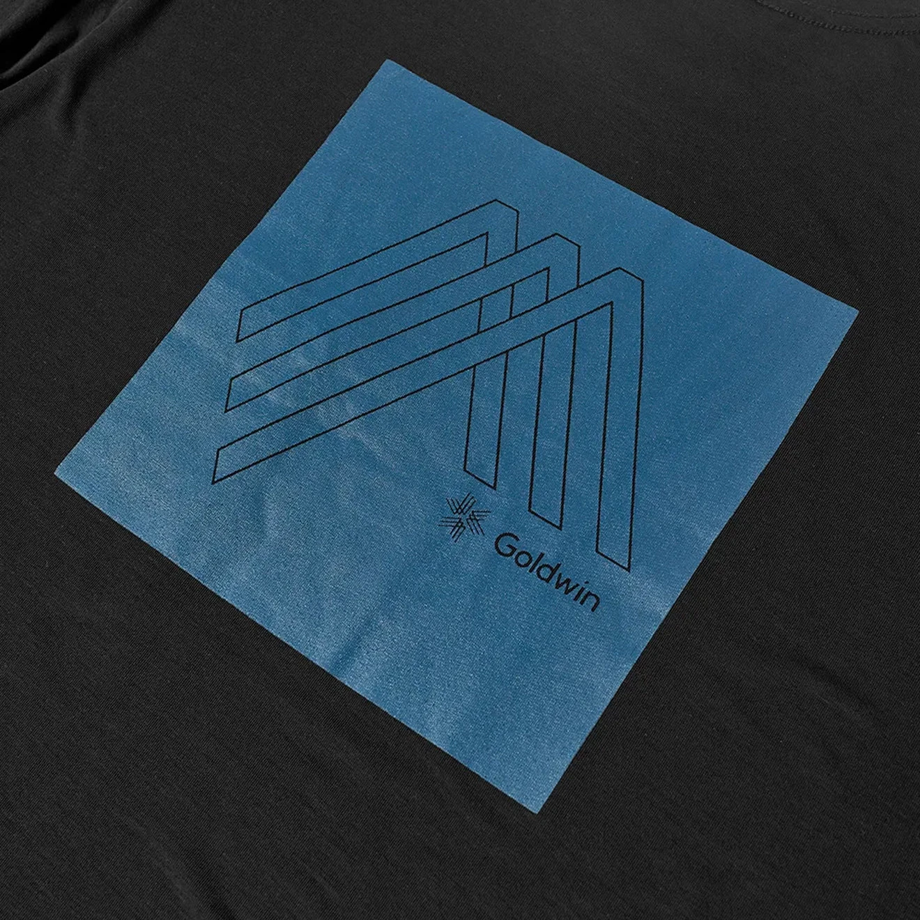 Goldwin Graphic T-Shirt Black / Smoke Blue 4 Goldwin Graphic T-Shirt Black / Smoke Blue - Image 2