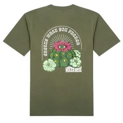 Hikerdelic Sales Store -Hikerdelic Sales Store Hikerdelic Cactus SS T Shirt Khaki 02