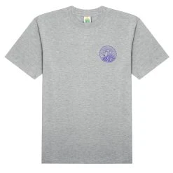 Hikerdelic Core Logo SS T-Shirt Grey Marl
