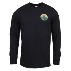 Hikerdelic Original Logo L/S T-Shirt Black