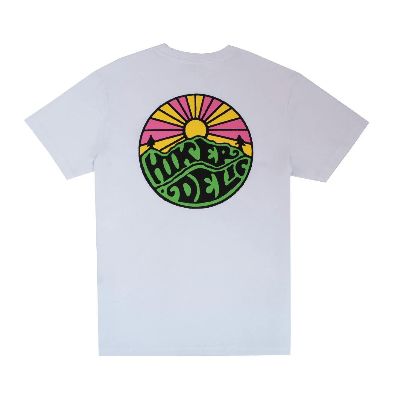 Hikerdelic Original Logo Short Sleeve T-Shirt - White 4 Hikerdelic Original Logo Short Sleeve T-Shirt - White - Image 2