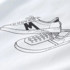 Karhu Trampas Sneakers T-Shirt White / Black -Hikerdelic Sales Store Karhu Trampas Sneakers T Shirt White Black 20322 3