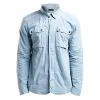 Left Hand Twin Pocket Shirt Light Blue 1 Left Hand Twin Pocket Shirt Light Blue -Hikerdelic Sales Store LH34000 SS LIGHT BLUE 0