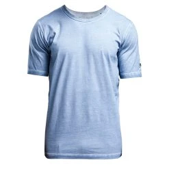 Left Hand Patch Tee Light Blue