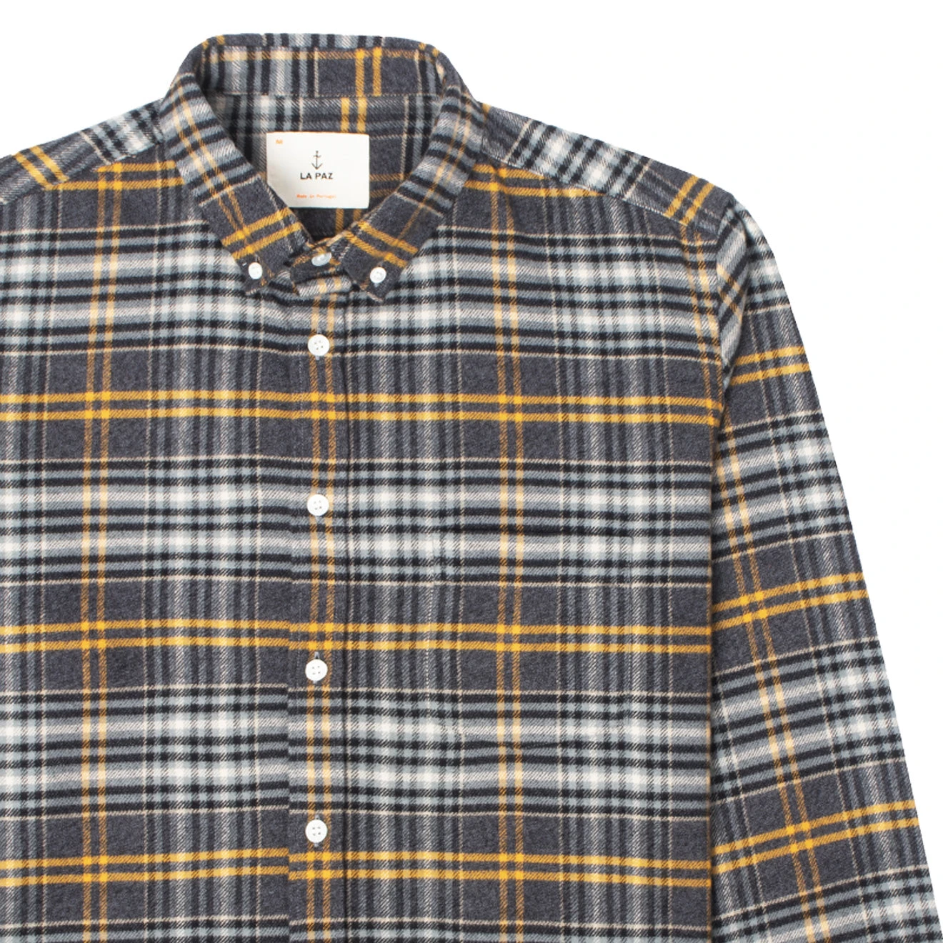 La Paz Branco Shirt Stone Blue Checks 5 La Paz Branco Shirt Stone Blue Checks - Image 3